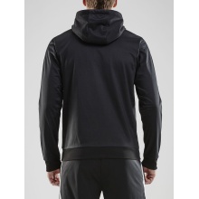 Craft Hoodie Fullzip Pro Control black/white Men